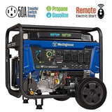 Westinghouse 12,500/9,500-Watt Dual-Fuel Portable Generator, Electric Start, Transfer Switch Ready image 0