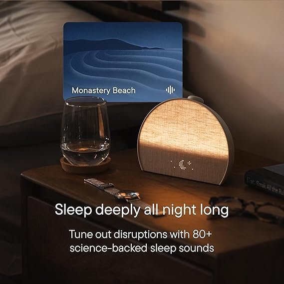 Hatch Restore 3 Sunrise Alarm Clock, Sound Machine, Smart Light (Putty) – White Noise, Screen-Free Sleep Routine image 3