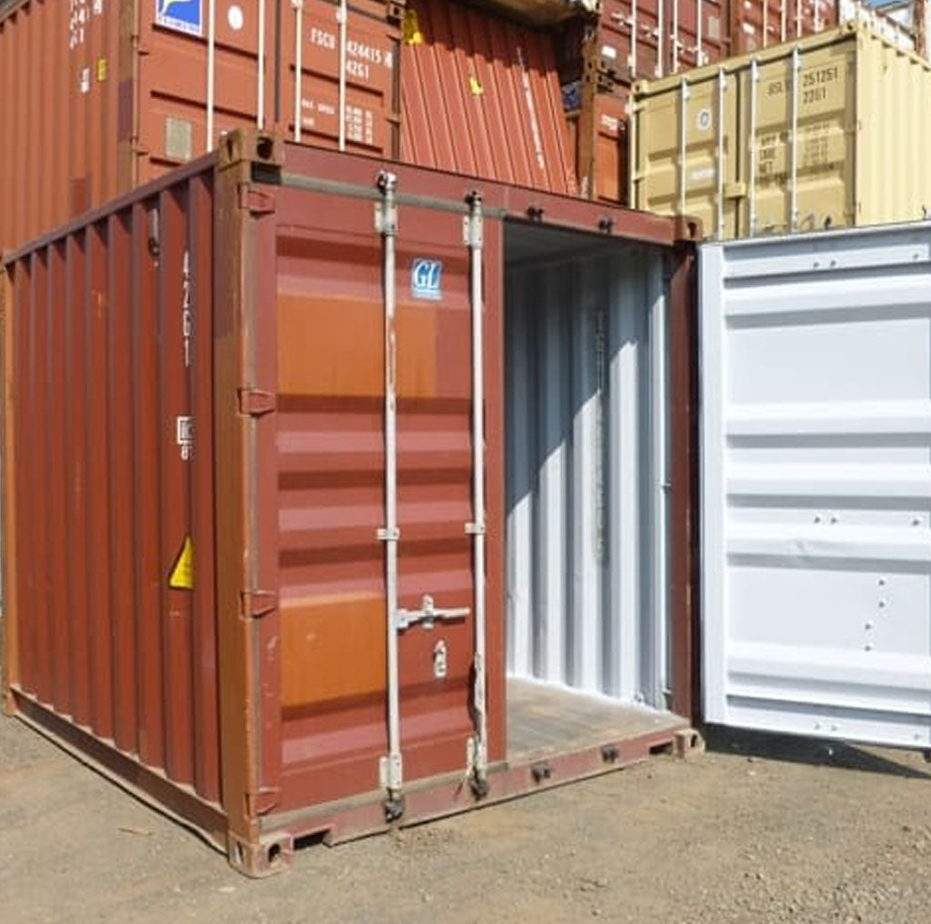 10ft Long Used Fabricated Steel Storage Containers image 1