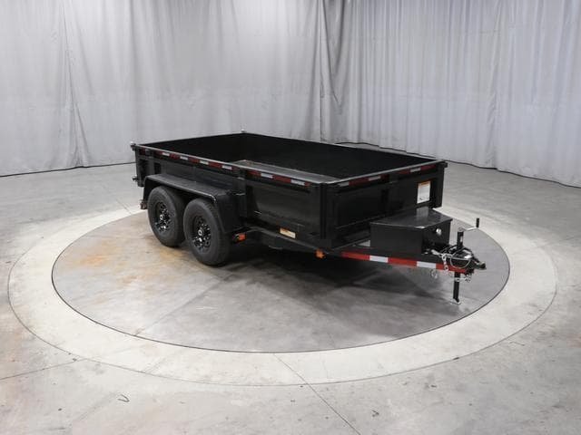 6×12 Dual Axle Dump Trailer 12K Heavy-Duty Capacity image 0