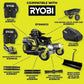 RYOBI 80V HP Brushless 42 in. Battery Electric Cordless Zero Turn Riding Mower Batteries and Charger 80V Batteries 40V image 4