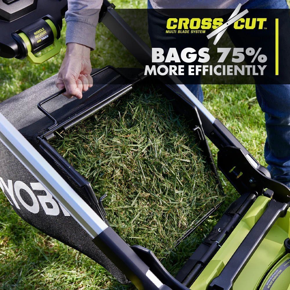 RYOBI 40v Hp brushless 21″ self-propelled AWD dual-blade mower kit image 8