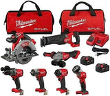 Milwaukee M18 FUEL 18V Lithium-Ion Brushless Cordless Combo Kit with Two 5.0 Ah Batteries, 1 Charger, 2 Tool Bags (7-Tool) image 0