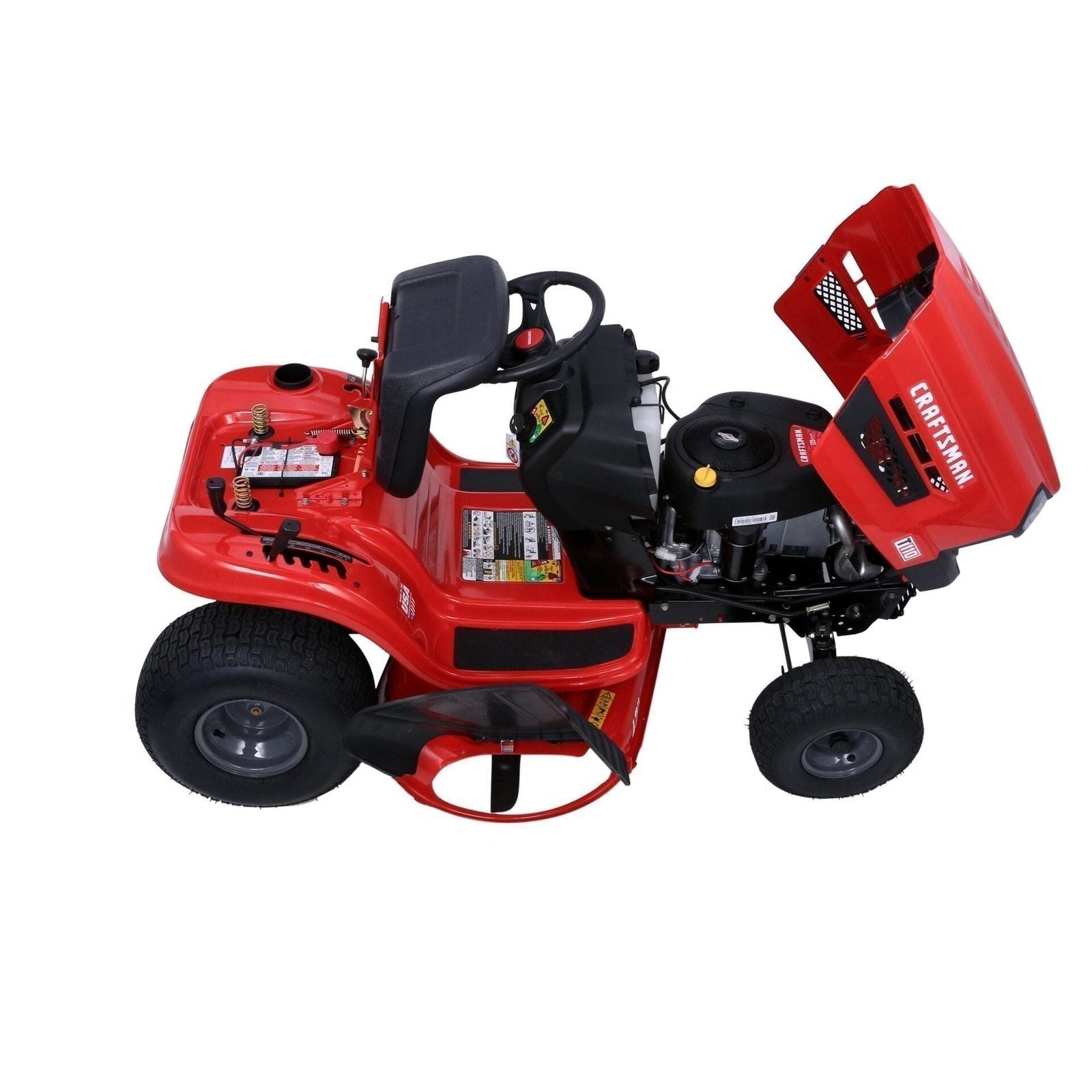 CRAFTSMAN Riding Lawn Mower with Snow Plow image 5