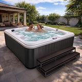 American Spas 7-Person 40-Jet Premium Acrylic Bench Spa Standard Hot Tub with Ozonator and 5.5kW Heater image 0