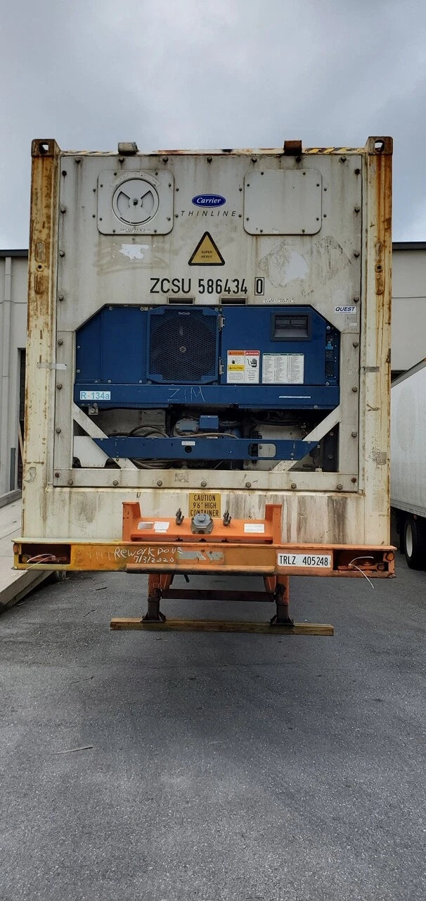 40ft HC Reefer Container–Wind & Water Tight, Non-Working For Sale image 1