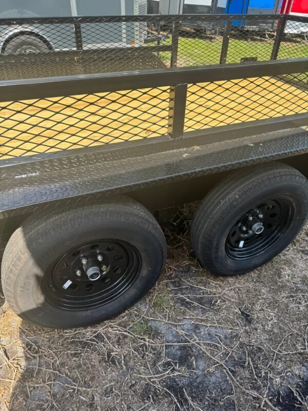 2025 6X12TA UTITILY TRAILER 2 FT WALLS 4568 image 4
