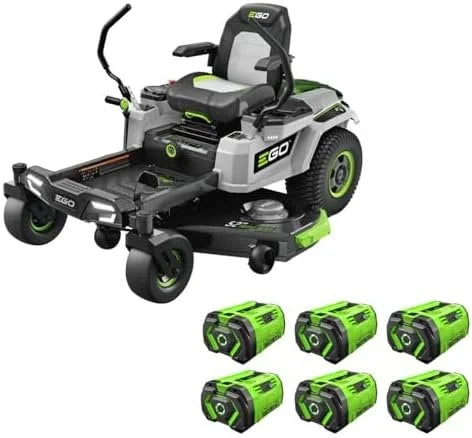 EGO Power+ Electric Riding Lawn Mower, 52″ Deck with Zero Turn Radius, Includes (6) 56V 12.0Ah Batteries and Chargers – ZT5207L image 5