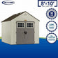 Suncast Tremont 8×10 BMS8100 Outdoor Resin Storage Shed image 1