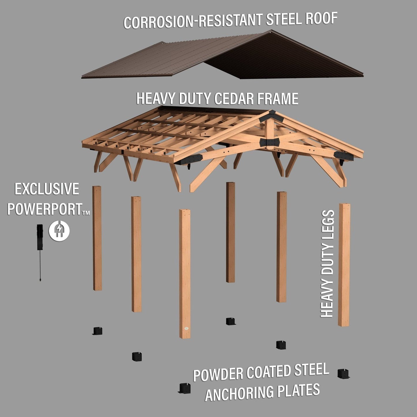 Norwood Carport/Gazebo 20×12 image 15