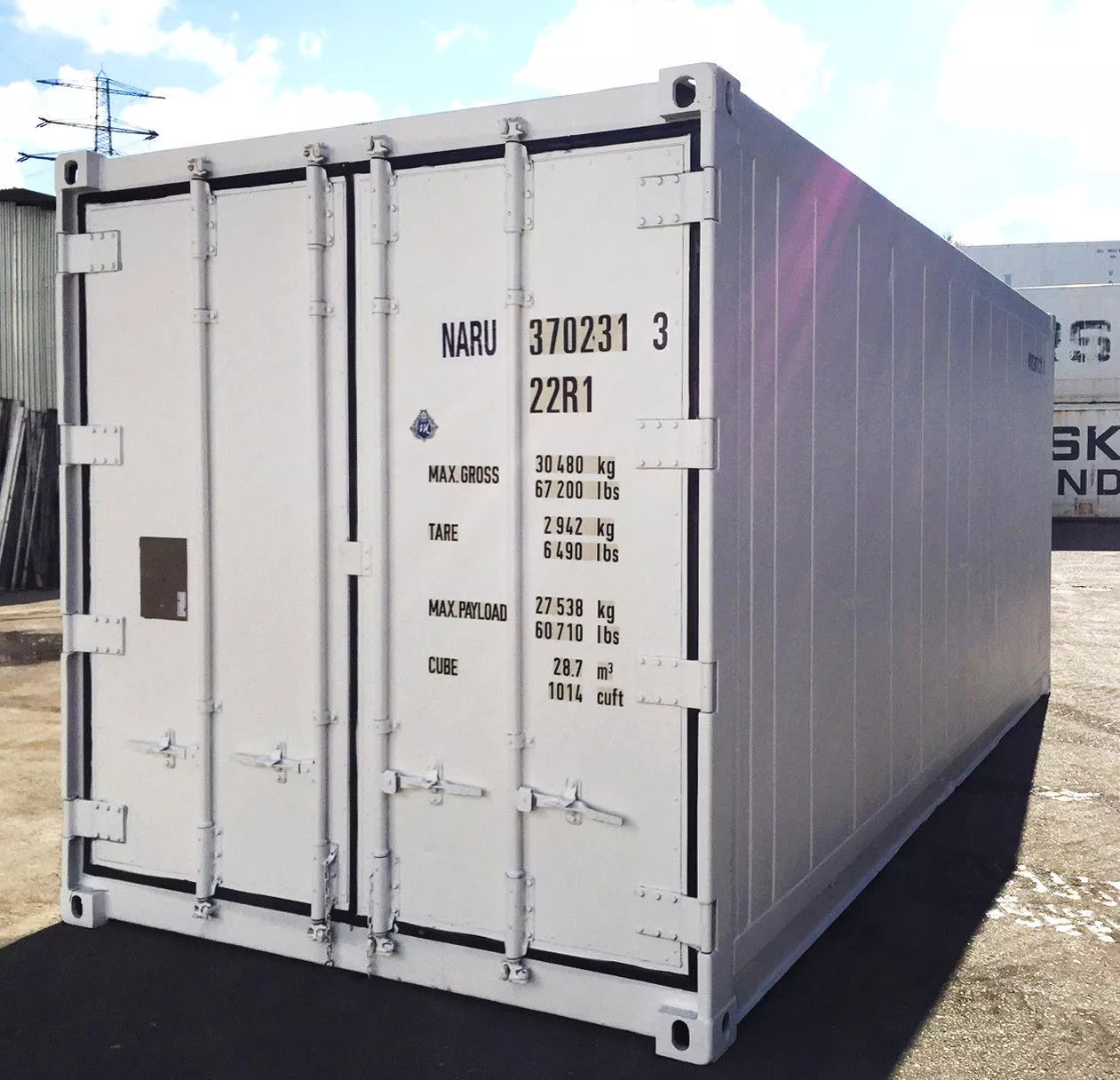 20 Feet Freezer Container Compact Mobile Cold Storage Cell Thermo King / Reefer image 2