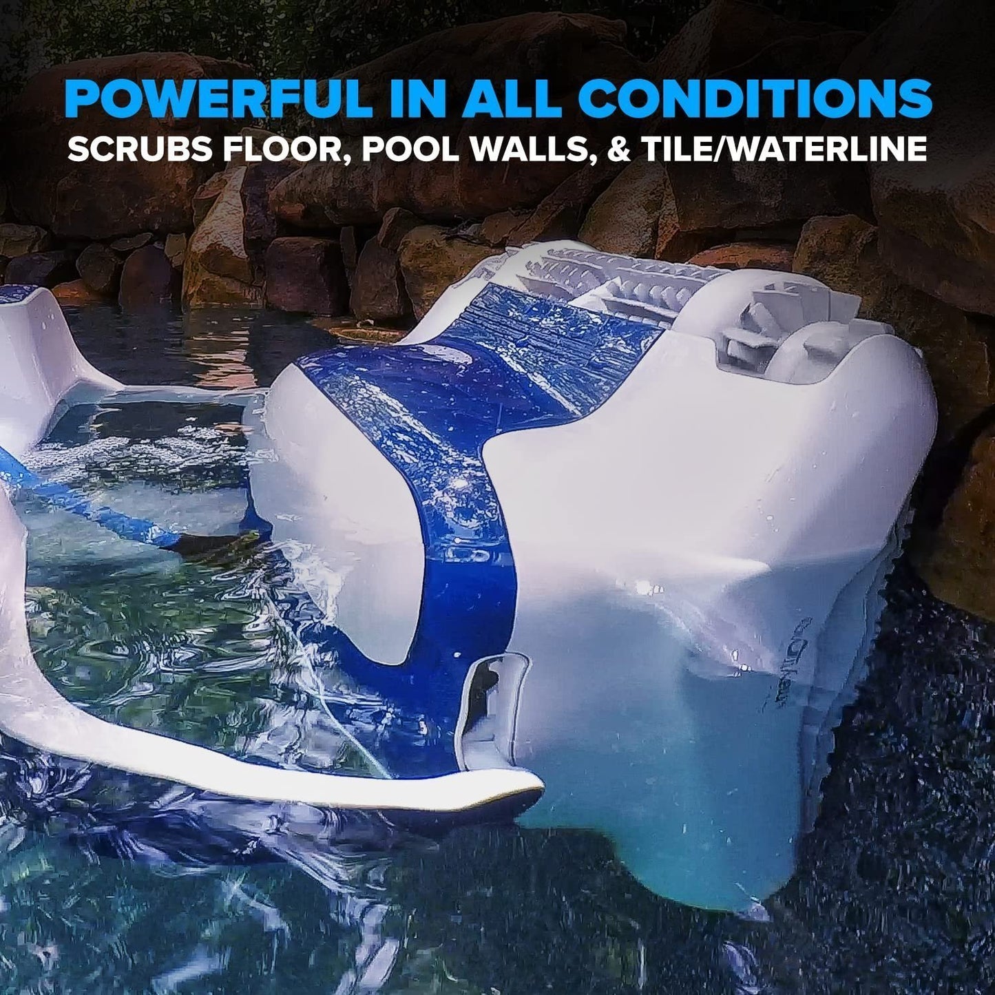 Dolphin Sigma Robotic Pool Cleaner (2024 Model) — Wi-Fi, App, Gyroscope, Weekly Timer, Waterline Cleaning & Massive Top-Loading Ultra-Fine and Standard Filters for In-Ground Swimming Pools up to 50ft image 4