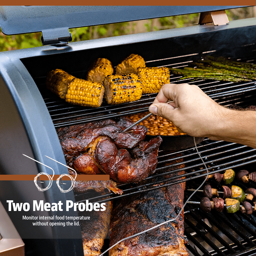 Pit Boss Pellet Smoker, Savannah 1500 Square Inch Wood Fired Pellet Grill, Onyx Series image 4