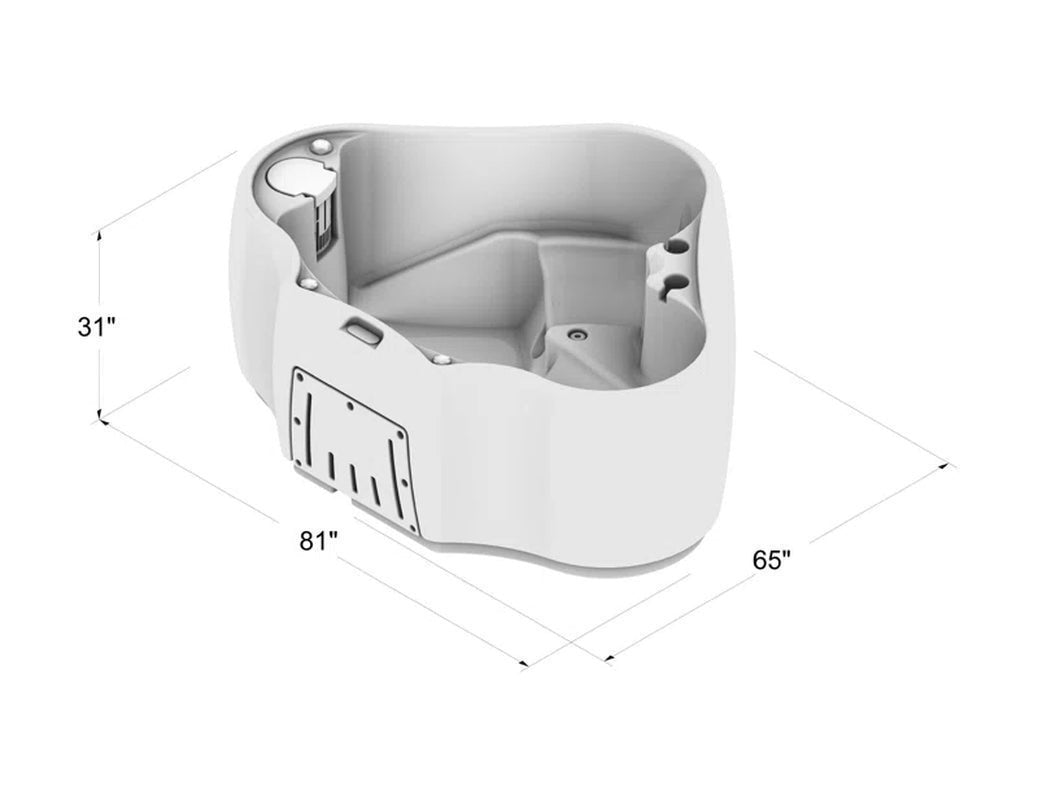 Premium AR300 2-Person 20-Jet Oval Plug & Play Hot Tub with Ozonator, Powered by Jacuzzi Pumps image 7