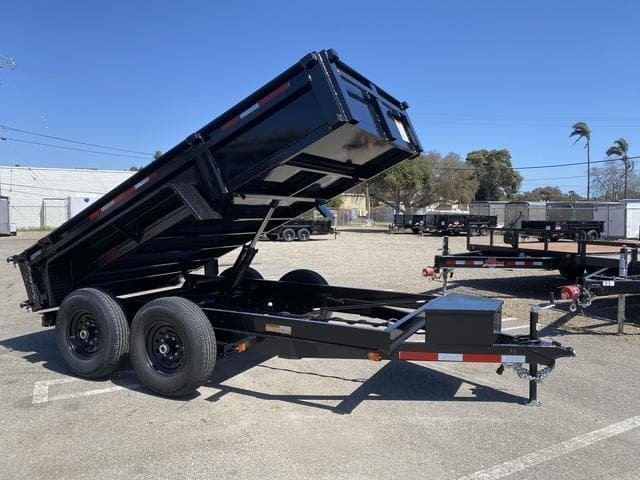 6×12 Dual Axle Dump Trailer 12K Heavy-Duty Capacity image 4