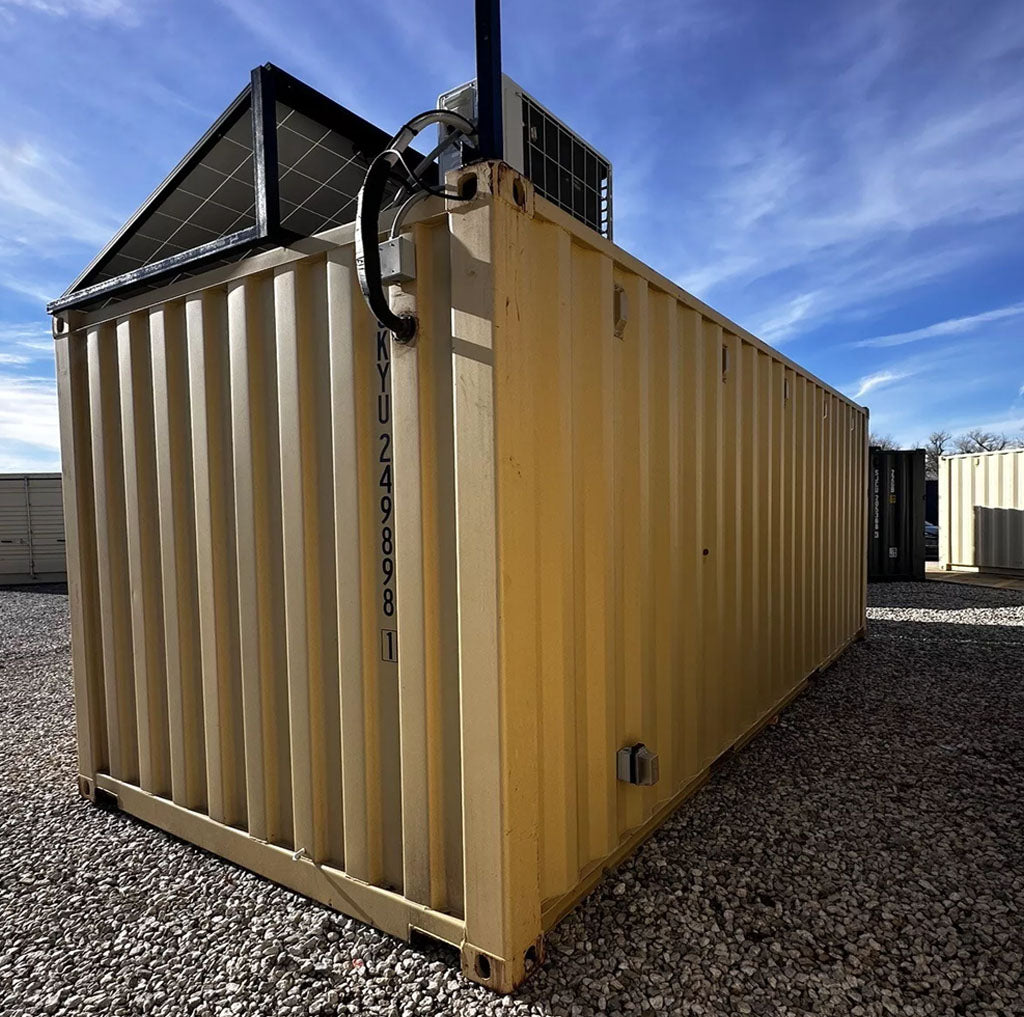 20 ft Shipping Container Office Solar Off Grid Or Grid image 6