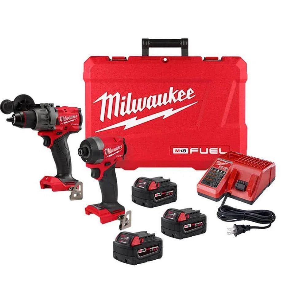 Milwaukee M18 FUEL 18- V Lithium-Ion Brushless Cordless Hammer Drill and Impact image 0
