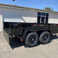 6×12 Dual Axle Dump Trailer 12K Heavy-Duty Capacity image 1