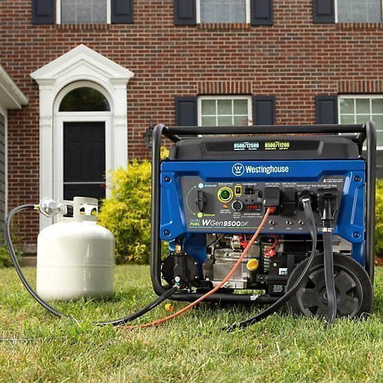 Westinghouse 12,500/9,500-Watt Dual-Fuel Portable Generator, Electric Start, Transfer Switch Ready image 2