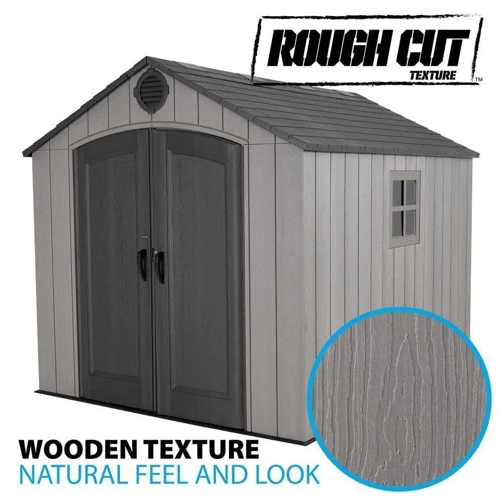 Lifetime 8 ft x 10 ft Outdoor Storage Shed 60371 image 4