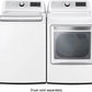 LG – 5.5 Cu. Ft. Smart Top Load Washer with TurboWash3D – White image 6