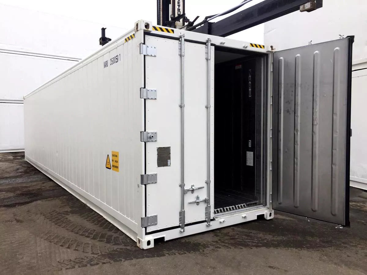 40 Feet Freezer Container Compact Mobile Cold Storage -40°C Reefer Container image 4