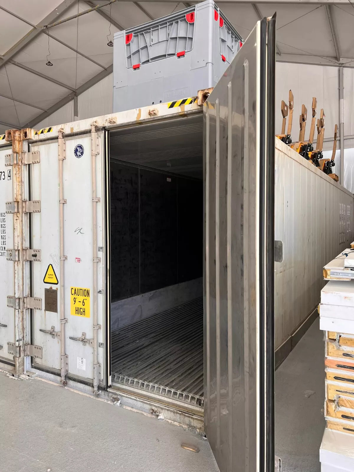 40Ft High Cube Refrigerated Storage Container Carrier Primeline YOM image 1