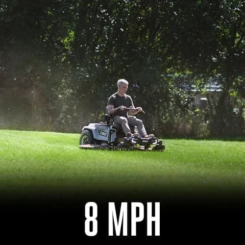 EGO Power+ Electric Riding Lawn Mower, 52″ Deck with Zero Turn Radius, Includes (6) 56V 12.0Ah Batteries and Chargers – ZT5207L image 2