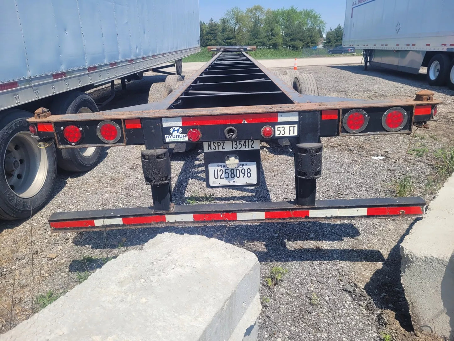 53ft Hyundai Shipping Container Chassis – 2011 image 1