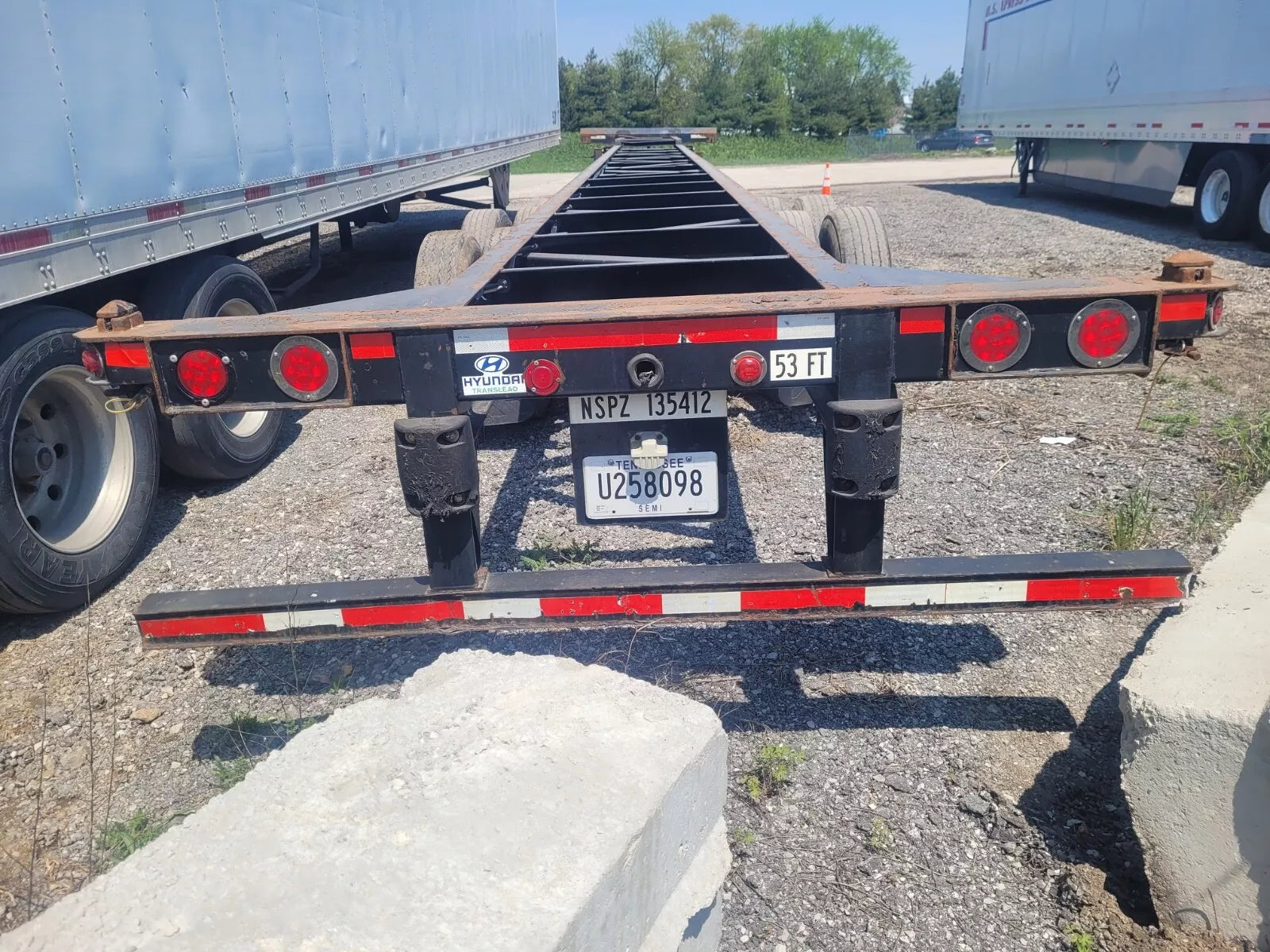 53ft Hyundai Shipping Container Chassis – 2011 image 1