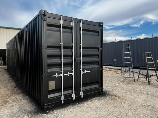 40ft Shipping Container w/3 Roll-Up Side Doors image 2