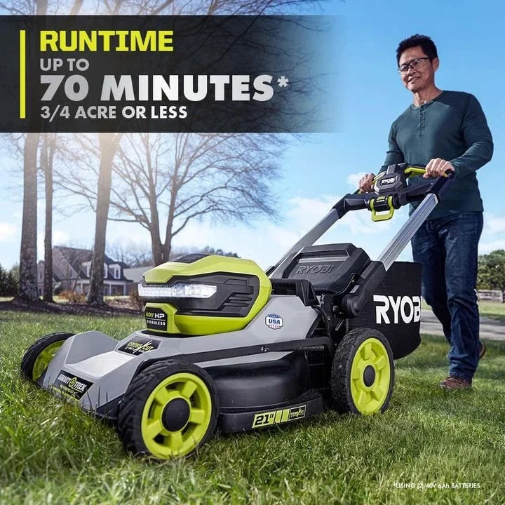 40V HP Brushless 21″ Self-Propelled Multi-Blade Mower Kits. image 2