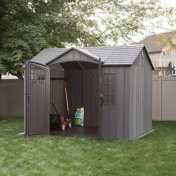 Lifetime 10ft x 8ft Rough Cut Outdoor Storage Shed image 2