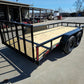 6’4″ x 16 Utility Trailer Double Axle Dovetail With Gate Powder Coated (2) 3500lb Axles image 15
