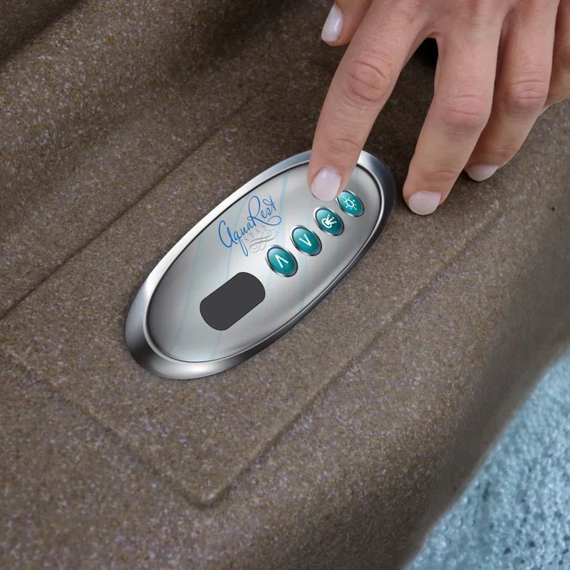 Premium AR300 2-Person 20-Jet Oval Plug & Play Hot Tub with Ozonator, Powered by Jacuzzi Pumps image 3