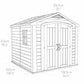 Keter Factor 8×8 Foot Large Resin Outdoor Shed image 6