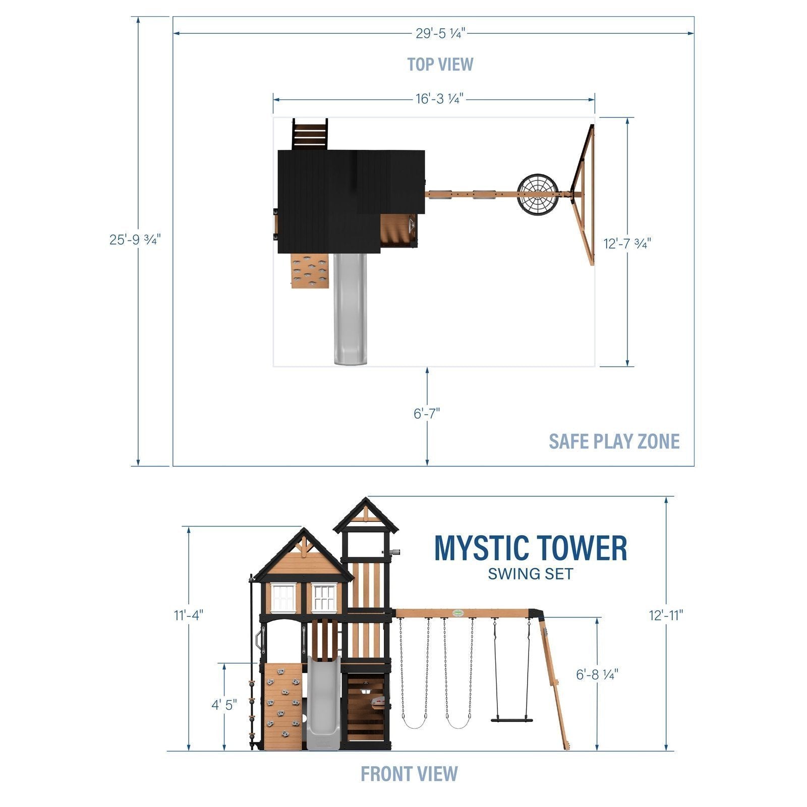 Mystic Tower Swing Set image 2