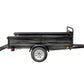 DK2 5-ft x 7-ft Steel Utility Trailer with Ramp Gate ( 1639-lb Capacity ) 2491711 image 1