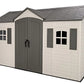Lifetime Legacy 15×8 Plastic Storage Shed Kit w/ Floors image 0