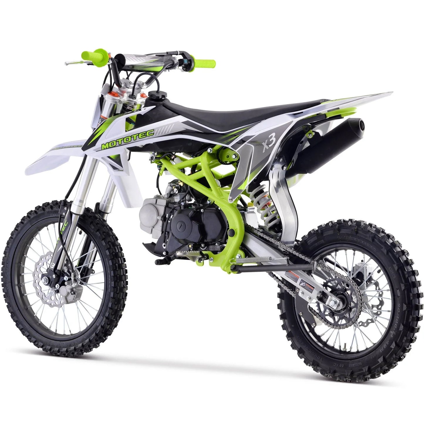MotoTec X3 125cc 4-Stroke Gas Dirt Bikes image 2