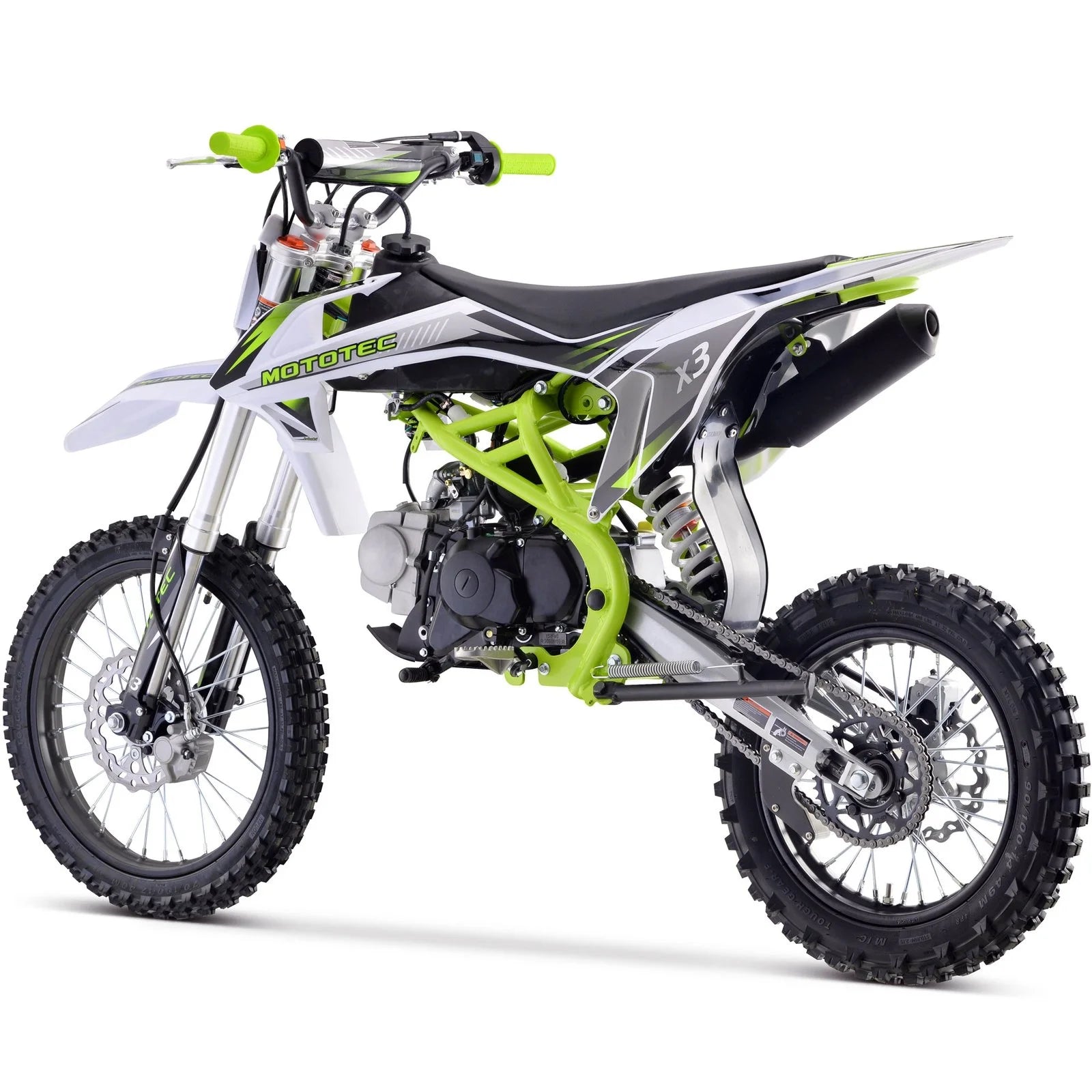 MotoTec X3 125cc 4-Stroke Gas Dirt Bikes image 2