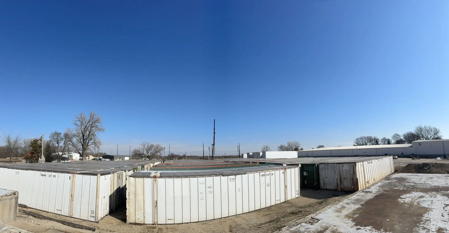 53ft High Cube Shipping Container – Galvanized Aluminum image 1