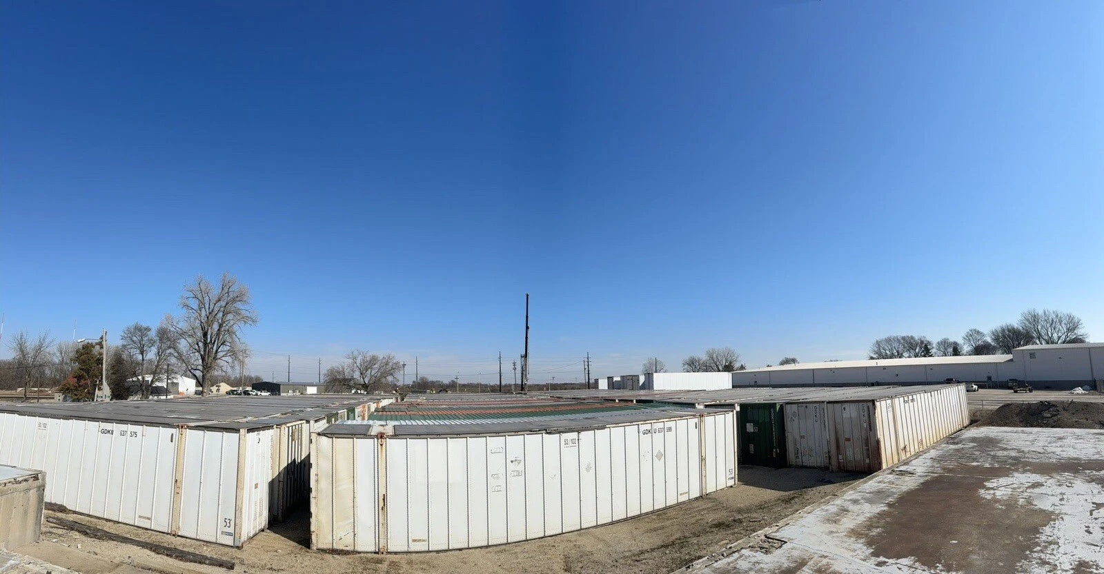 53ft High Cube Shipping Container – Galvanized Aluminum image 1