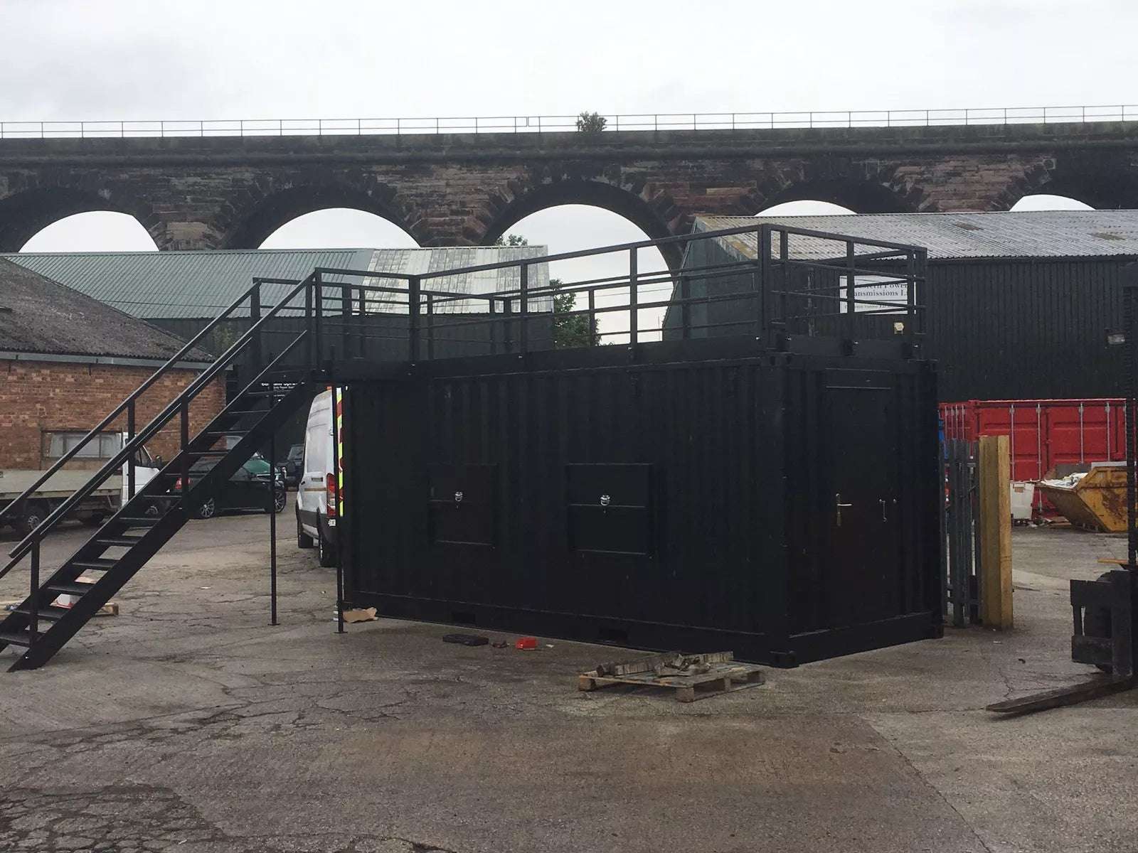 20ft Side Door One Trip Shipping Container/conversion/bar image 11