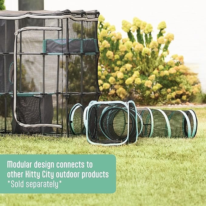 Kitty City Outdoor Catio Furniture and Play Kits for Cats, Outdoor Mega Kit image 1