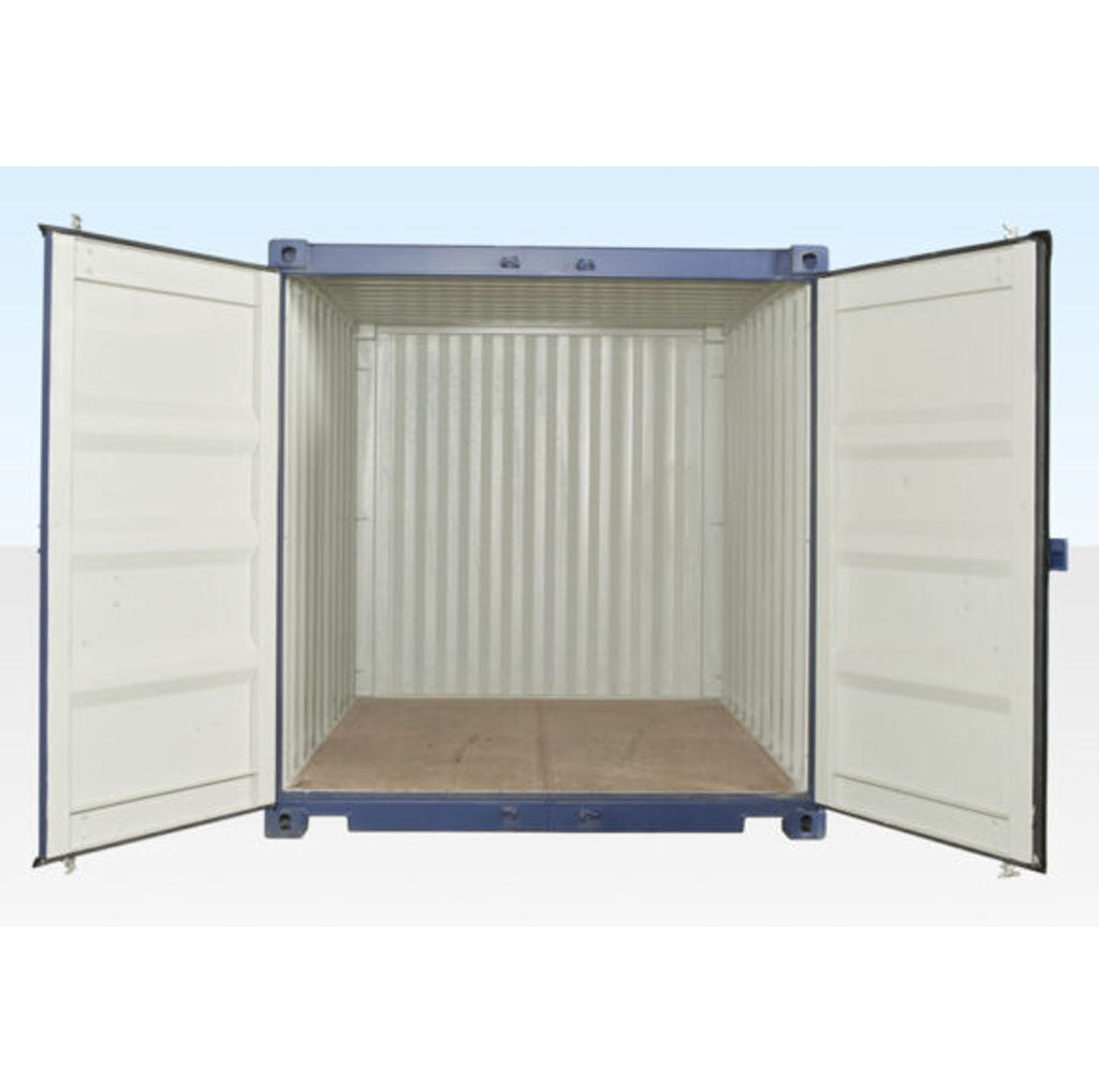 10Ft X 8Ft Shipping Container (One trip) – Blue image 2