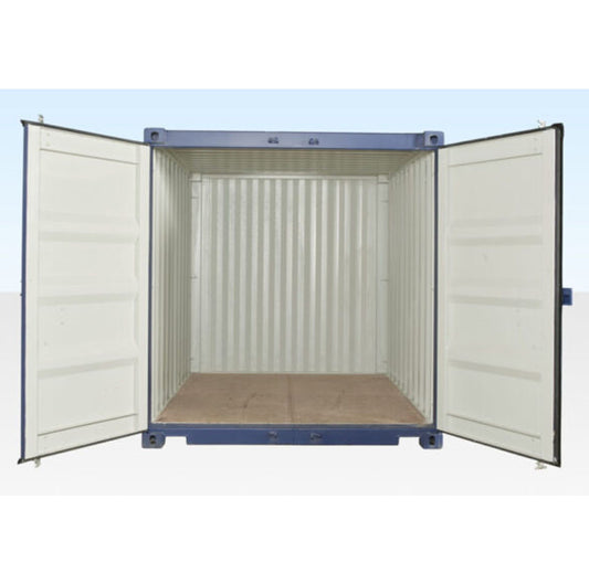 10Ft X 8Ft Shipping Container (One trip) – Blue image 2
