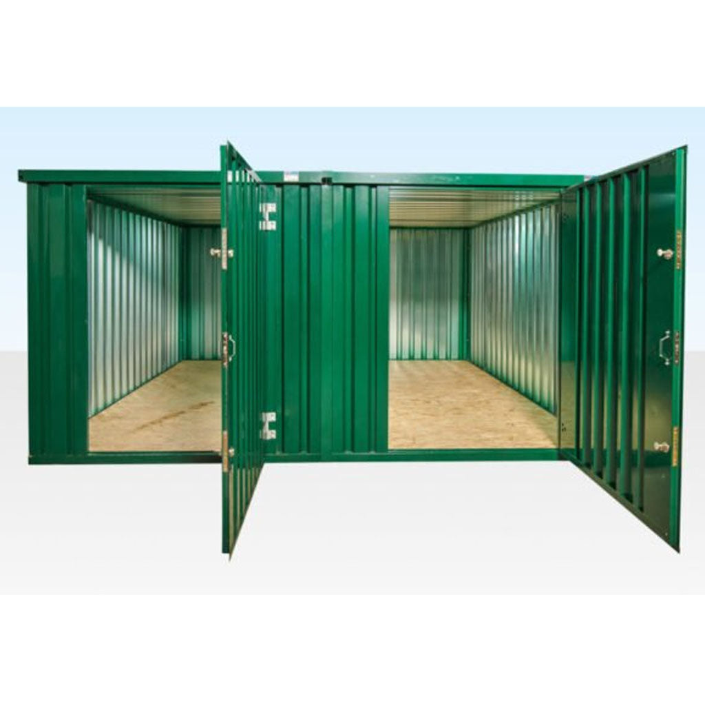 4M X 4.2M Side Linked Flat Pack Container Bundle (Powder Coated) image 1