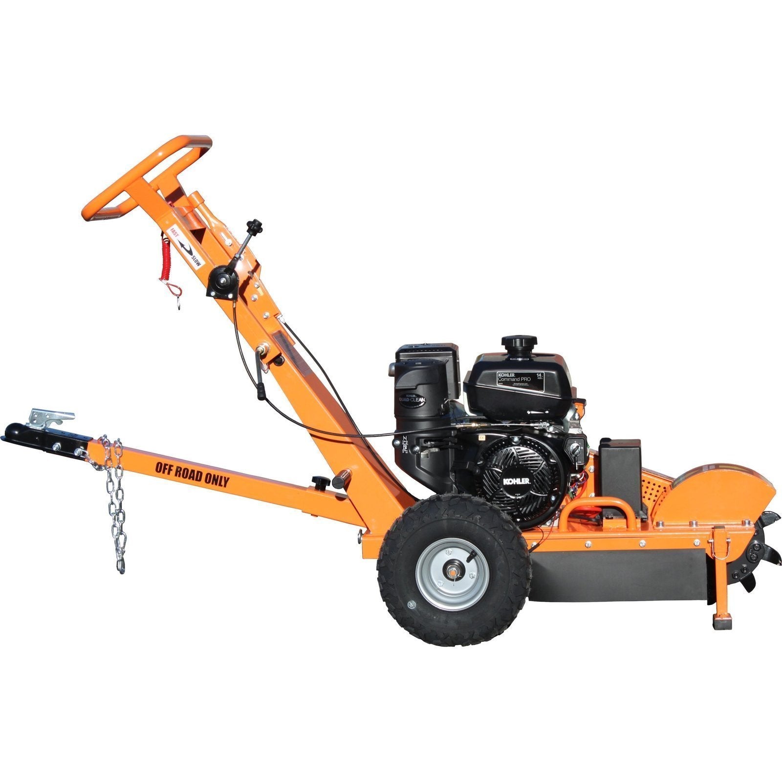 PowerKing Stump Grinder with Electric Starter and Hour Meter- PK0803-EH image 0