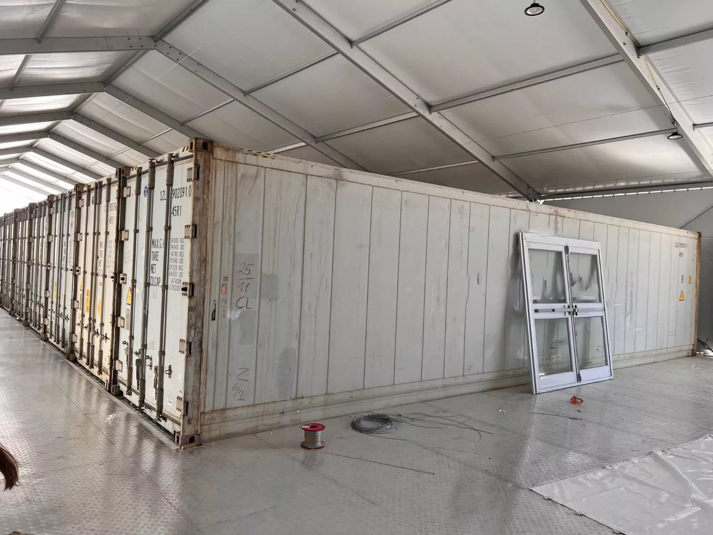 40Ft High Cube Refrigerated Storage Container Carrier Primeline YOM image 2